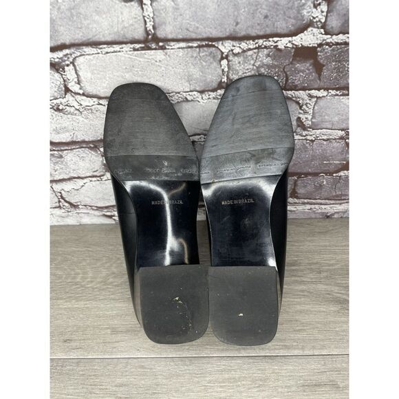 Rockport Black Leather Square Toe Pumps Heel Work Shoes Women’s Sz 8.5M US/39EU - Picture 16 of 16